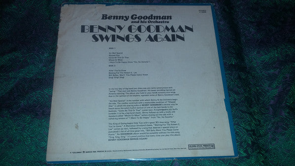 Benny Goodman - Benny Goodman Swings Again