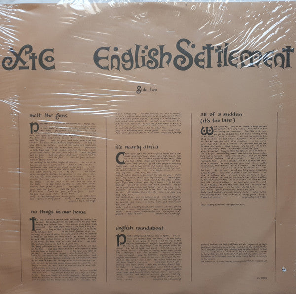 XTC - English Settlement