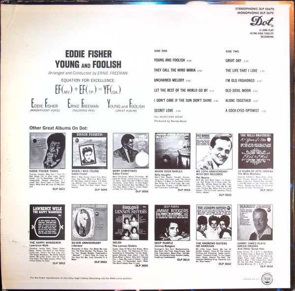 Eddie Fisher - Young And Foolish