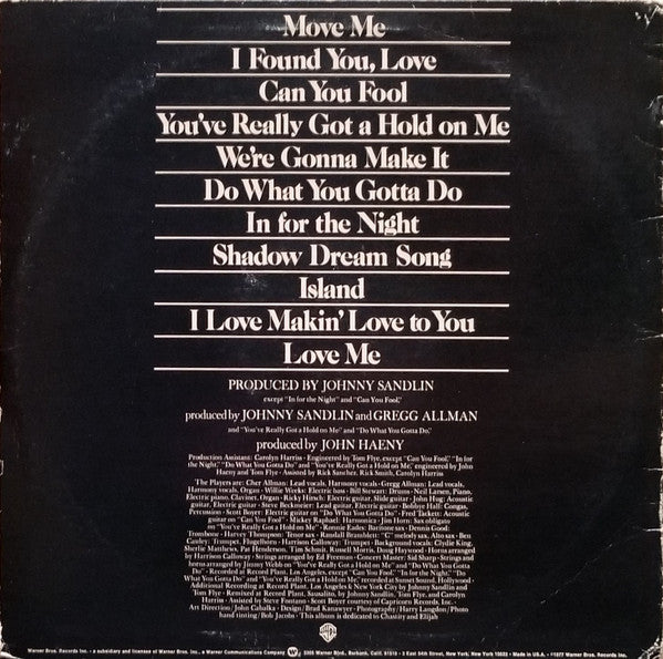 Allman And Woman - Two The Hard Way