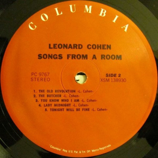 Leonard Cohen - Songs From A Room