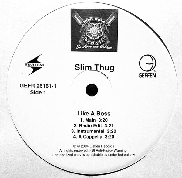Slim Thug - Like A Boss