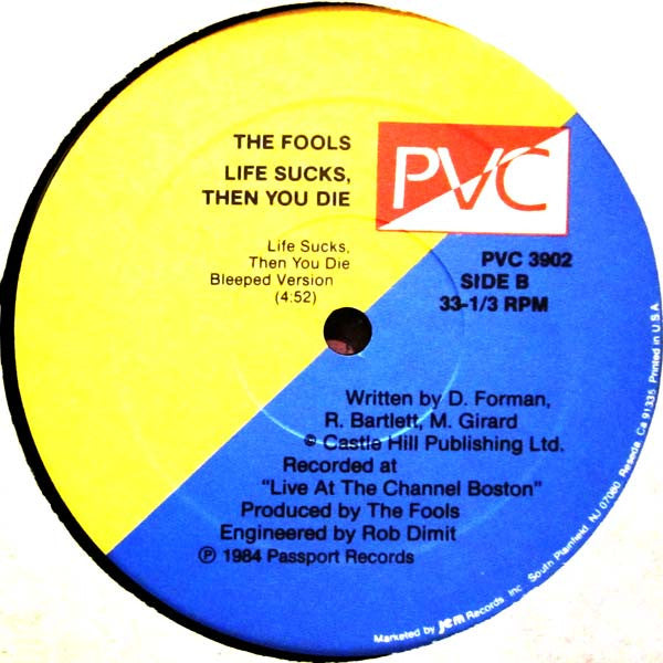 The Fools - Life Sucks, Then You Die
