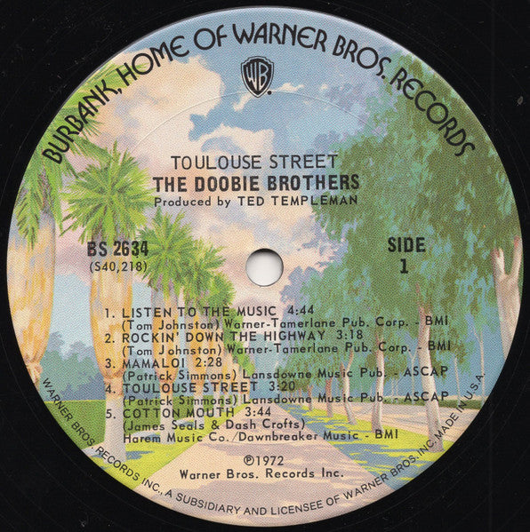 The Doobie Brothers - Toulouse Street