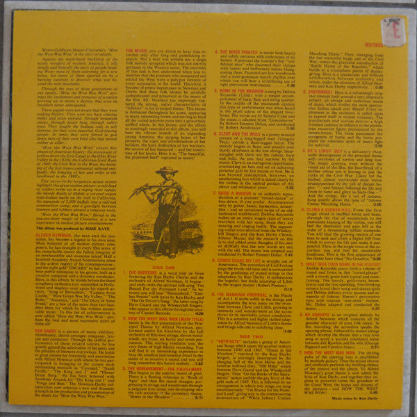 Alfred Newman, Debbie Reynolds, Ken Darby - How The West Was Won, Original Soundtrack