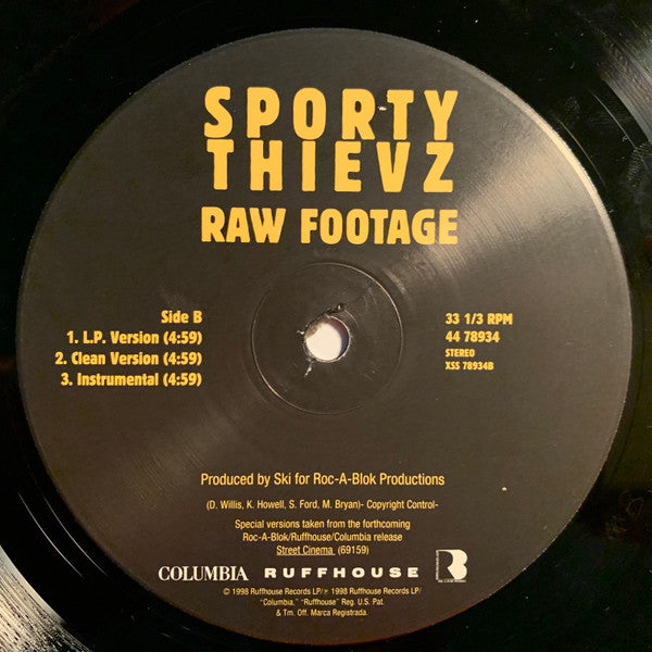 Sporty Thievz - Cheapskate (You Ain't Gettin' Nada)