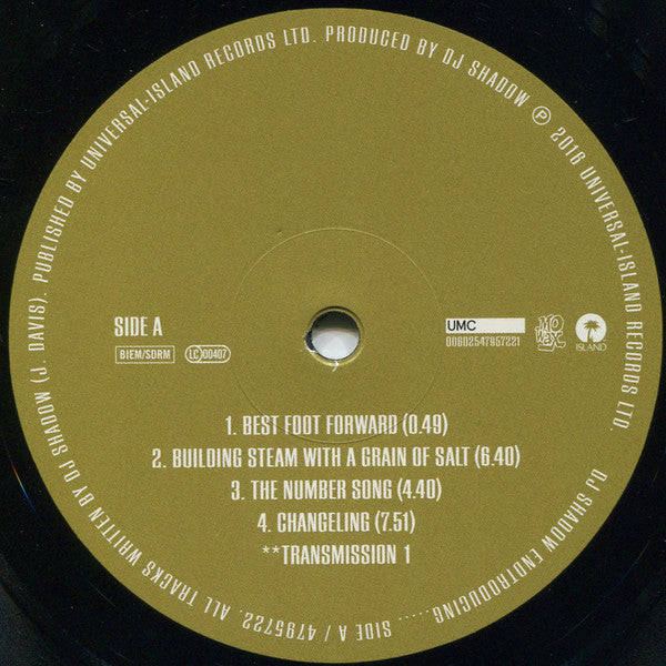 DJ Shadow - Endtroducing... (6LP, 20th Anniversary Endtrospective Edition)