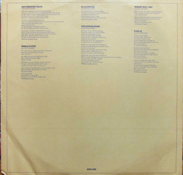 Crosby & Nash - Graham Nash / David Crosby