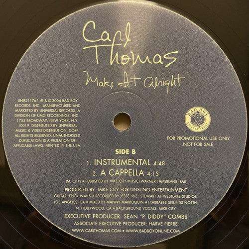 Carl Thomas - Make It Alright