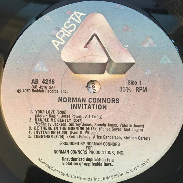 Norman Connors - Invitation