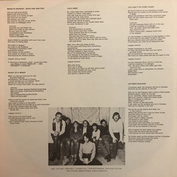 Nanci Griffith - Poet In My Window