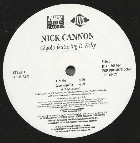 Nick Cannon - Gigolo