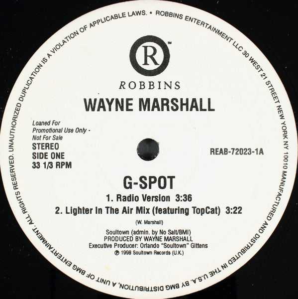 Wayne Marshall (3) - G Spot
