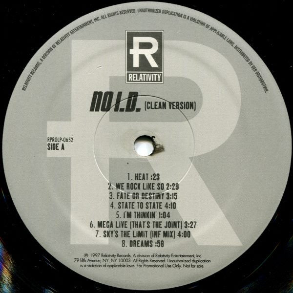 No I.D. - Accept Your Own & Be Yourself (The Black Album) (Clean Version)