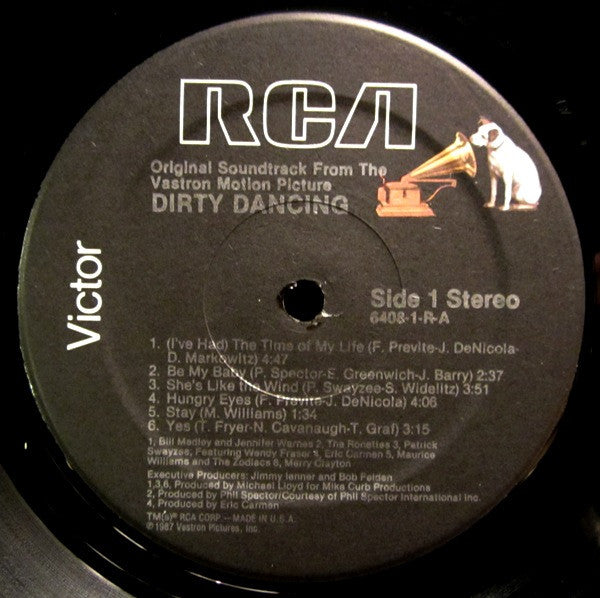 Various - Original Soundtrack From The Vestron Motion Picture - Dirty Dancing