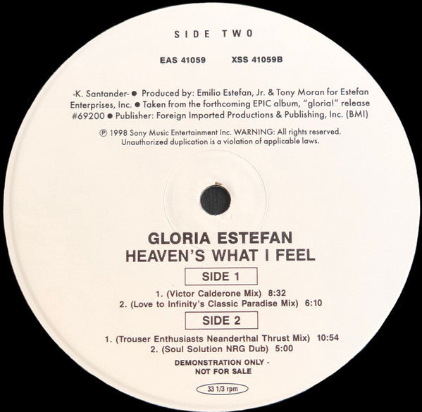 Gloria Estefan - Heaven's What I Feel