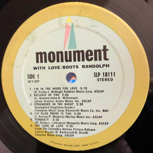 Boots Randolph - ...With Love