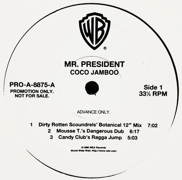 Mr. President - Coco Jamboo