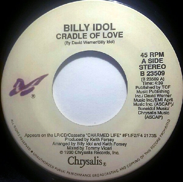 Billy Idol - Cradle Of Love