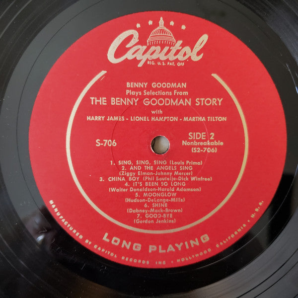 Benny Goodman Plays Selections From The Benny Goodman Story