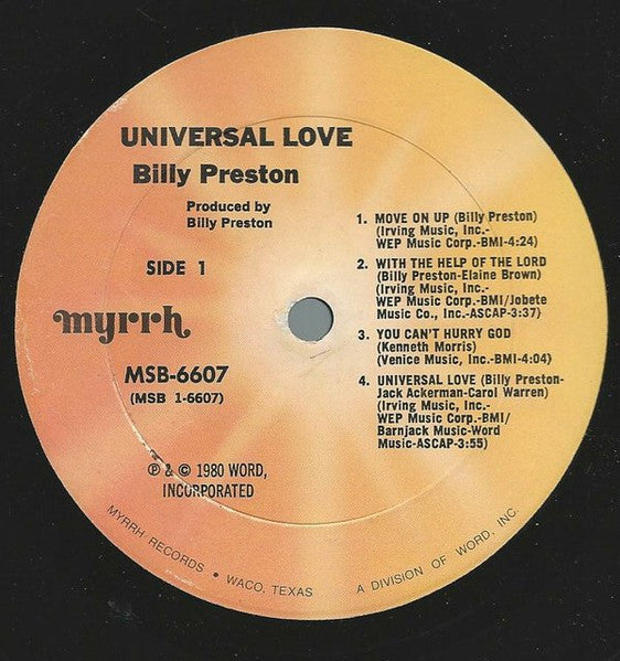 Billy Preston - Universal Love