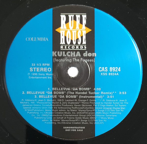 Kulcha Don - Bellevue "Da Bomb"