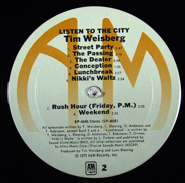 Tim Weisberg - Listen To The City