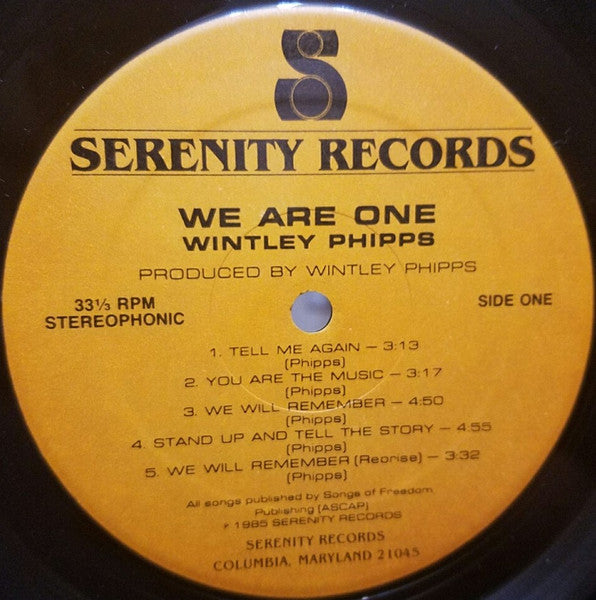 Wintley Phipps - We Are One