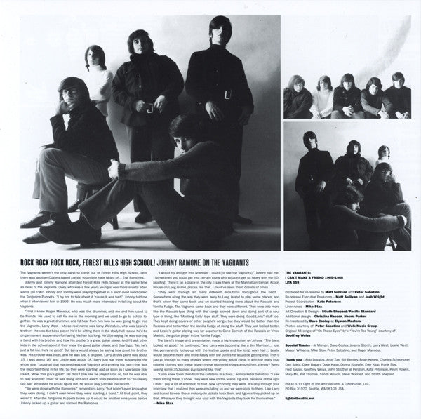 The Vagrants - I Can't Make A Friend 1965-1968