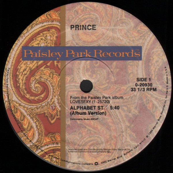Prince - Alphabet St.