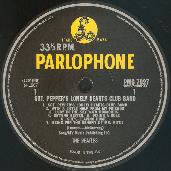 The Beatles - Sgt. Pepper's Lonely Hearts Club Band (2014, 180g, Special Cut, Mono)