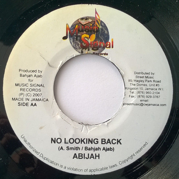 Abijah - No Looking Back / Beautiful