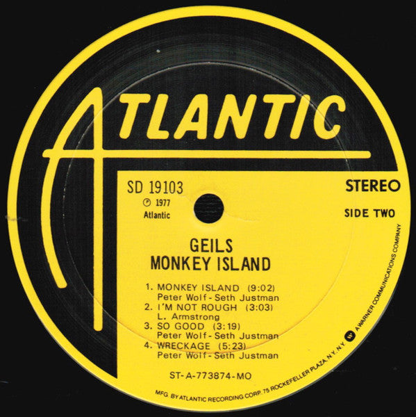 The J. Geils Band - Monkey Island