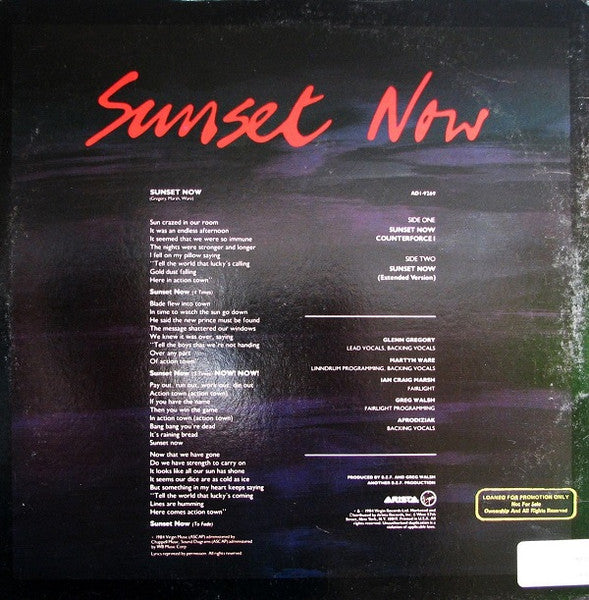 Heaven 17 - Sunset Now