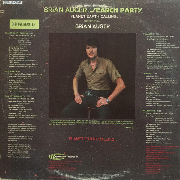 Brian Auger - Search Party