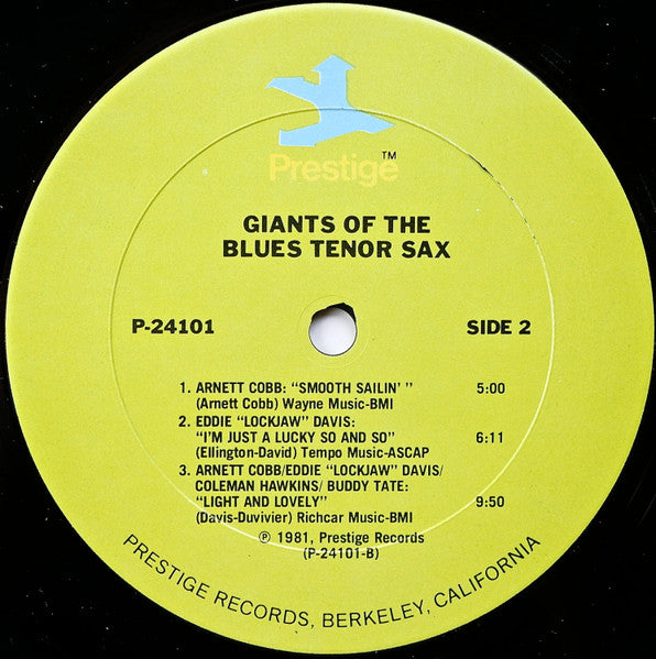 Various - Giants Of The Blues Tenor Sax