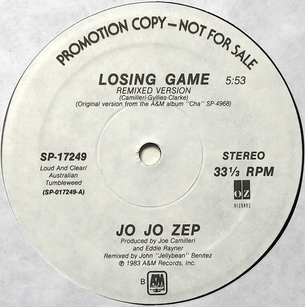 Jo Jo Zep - Losing Game