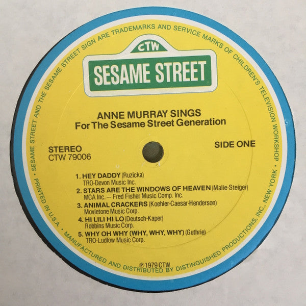 Anne Murray Sings For The Sesame Street Generation