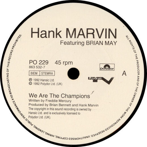 Hank Marvin - We Are The Champions