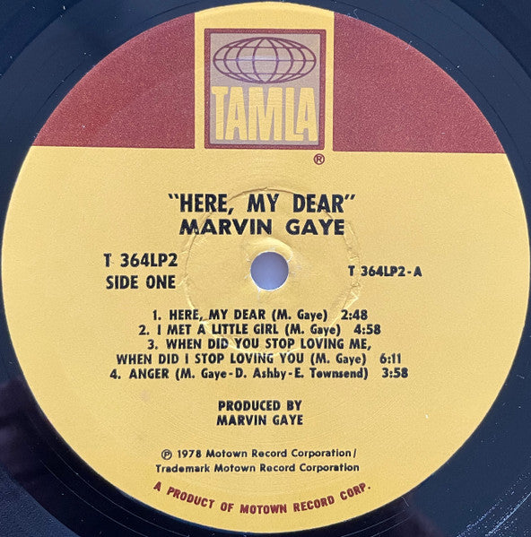 Marvin Gaye - Here, My Dear