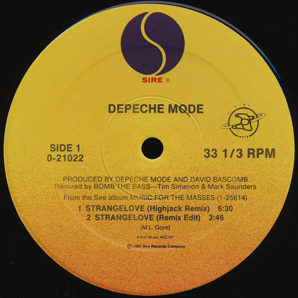 Depeche Mode - Strangelove