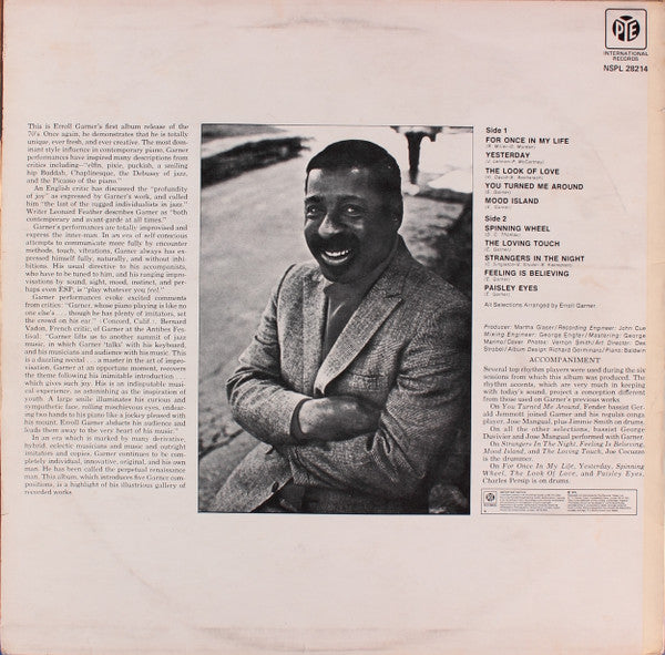 Erroll Garner - Feeling Is Believing