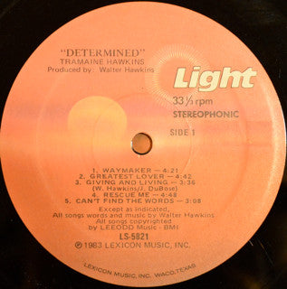Tramaine Hawkins - Determined