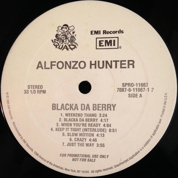 Alfonzo Hunter - Blacka Da Berry