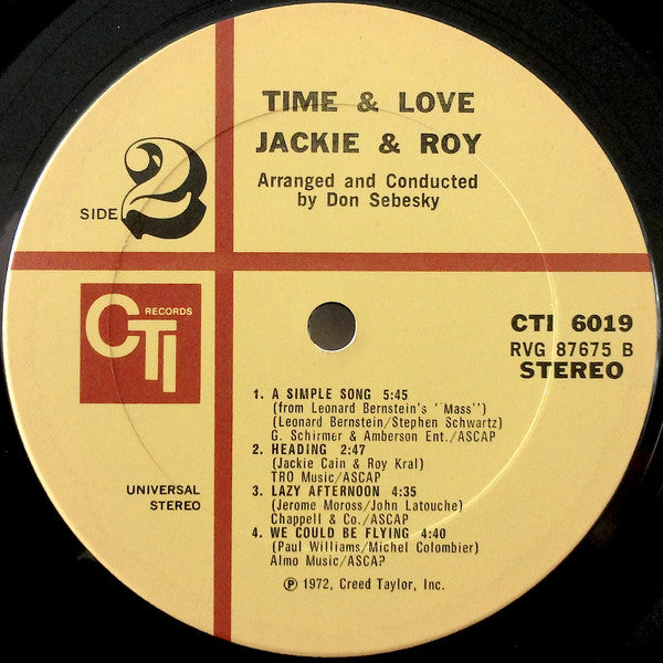 Jackie & Roy - Time & Love