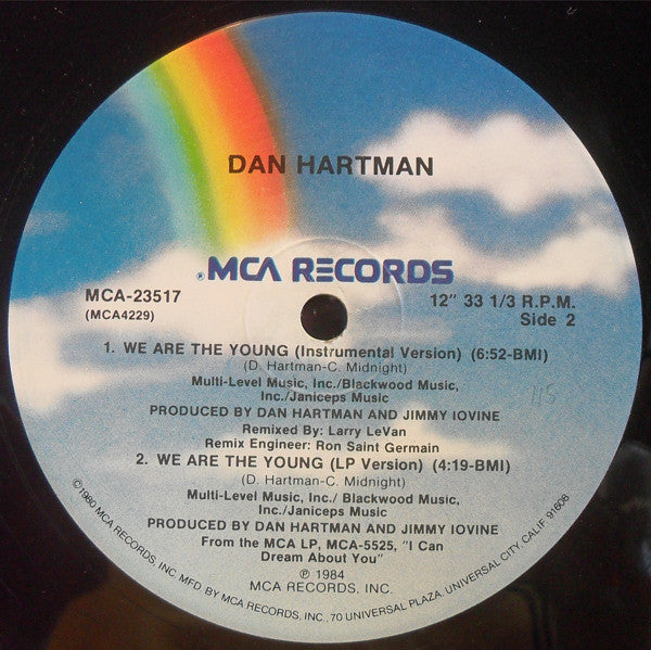 Dan Hartman - We Are The Young