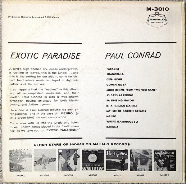 Paul Conrad - Exotic Paradise