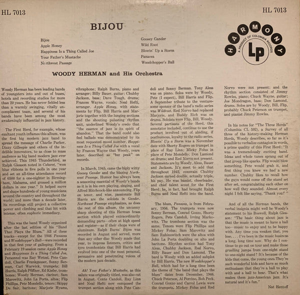 Woody Herman And His Orchestra - Bijou