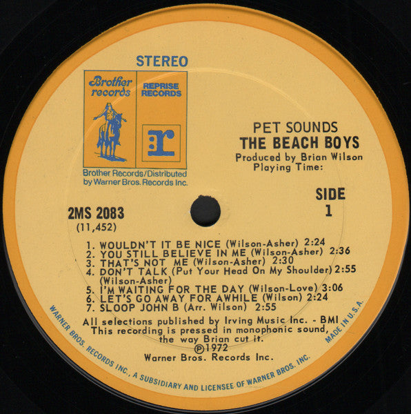 The Beach Boys - Carl And The Passions – So Tough / Pet Sounds