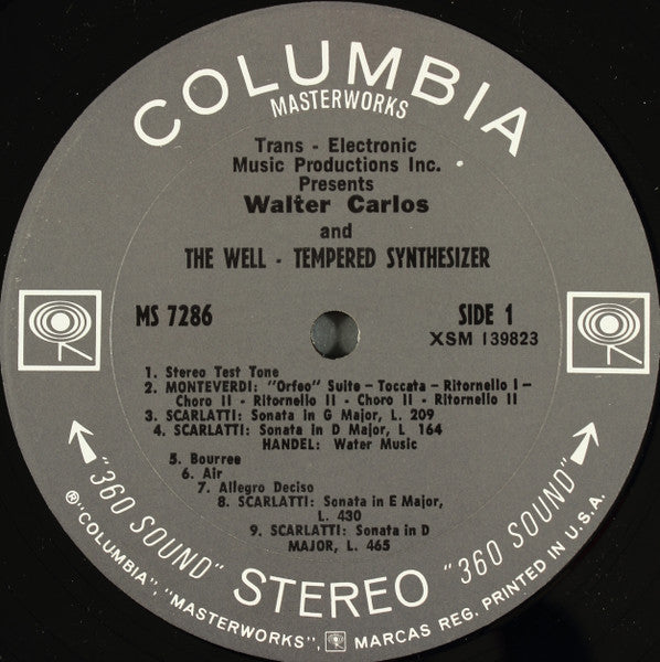 Walter Carlos - The Well-Tempered Synthesizer